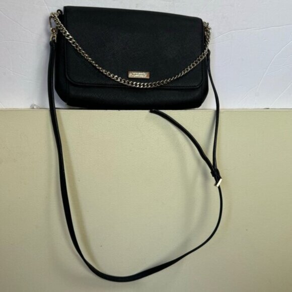 Kate Spade Greer Laurel Way Leather Crossbody Shoulder Convert Bag Chain Strap - Picture 7 of 16